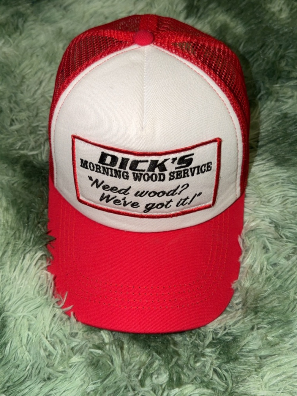 Red and White Trucker Hat